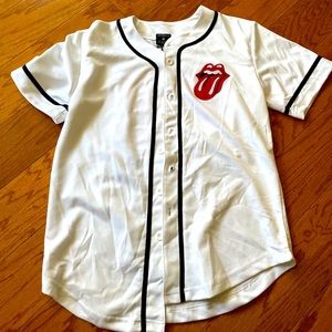 Brand new rollingstone baseball top L unisex rue21